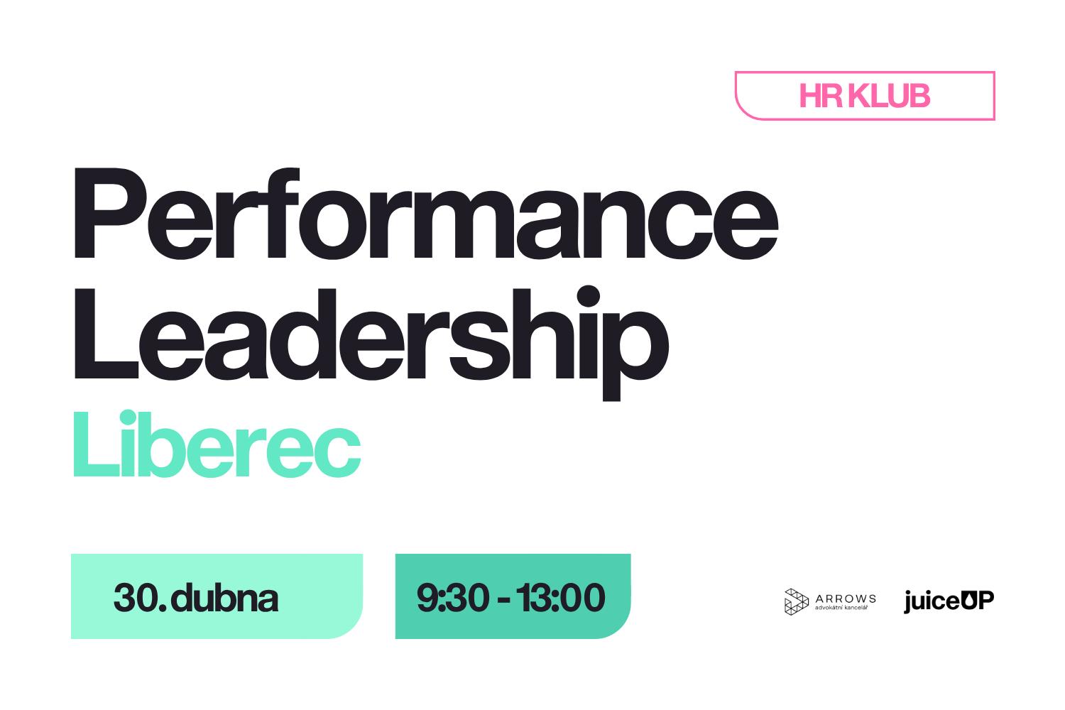 Seminář: PERFORMANCE LEADERSHIP